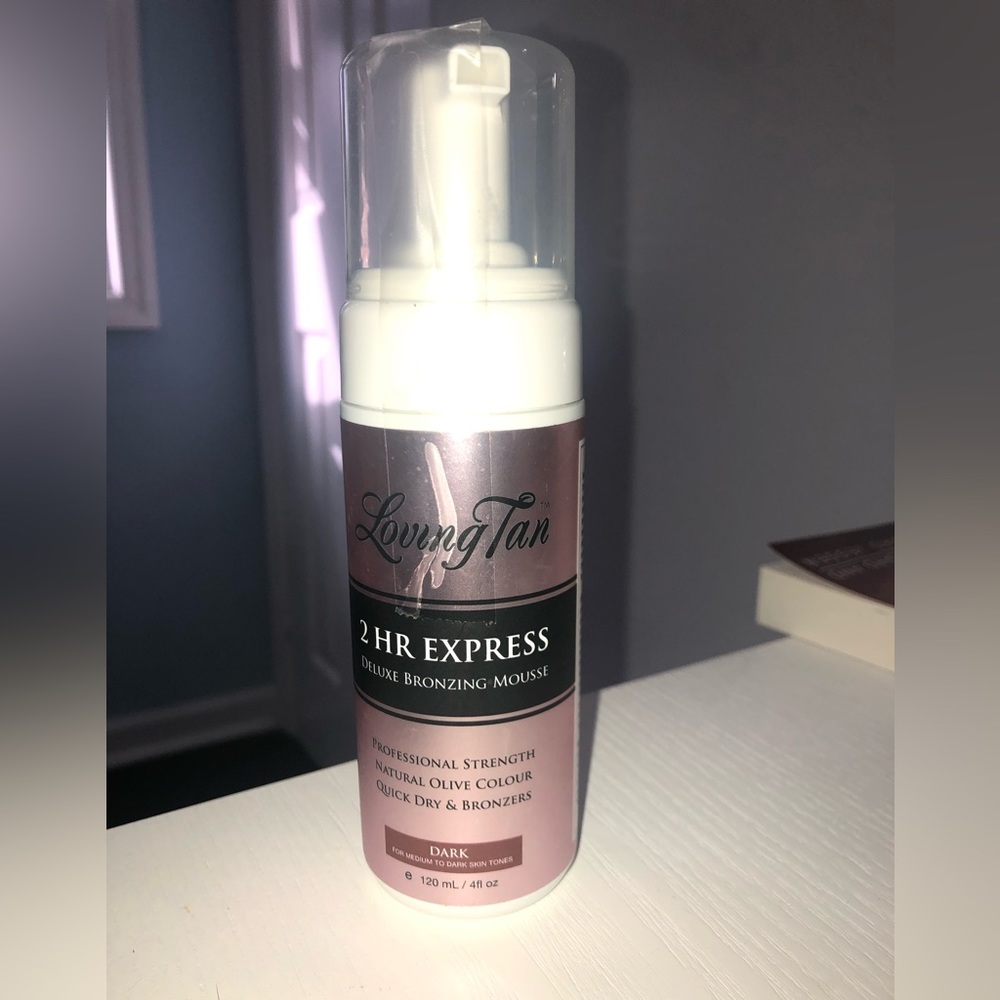 Loving Tan Deluxe Bronzing Mousse - 2 Hour Express - Dark - 4 oz NEVER USED